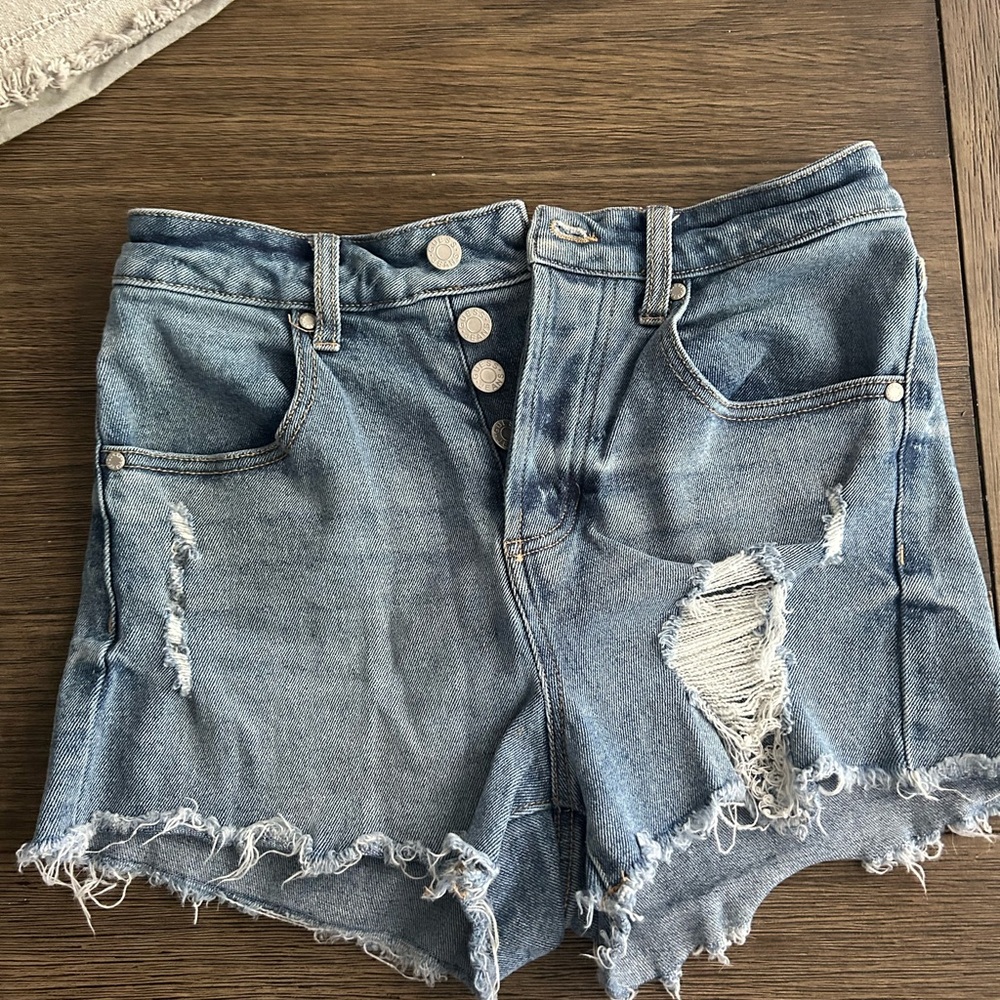 Guess Denim Distressed Women Shorts